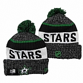 Dallas Stars Team Logo Knit Hat YD (2),baseball caps,new era cap wholesale,wholesale hats